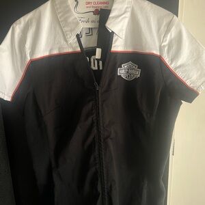 Harley-Davidson Colorblock Shirt with Red Accents